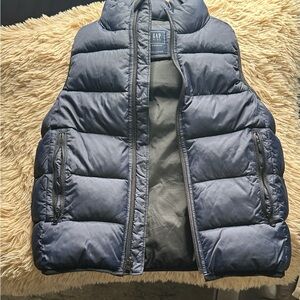 GAP Dark Blue Quilted Vest